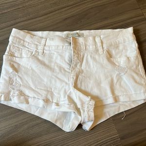 Abercrombie & Fitch White Jeans Shorts